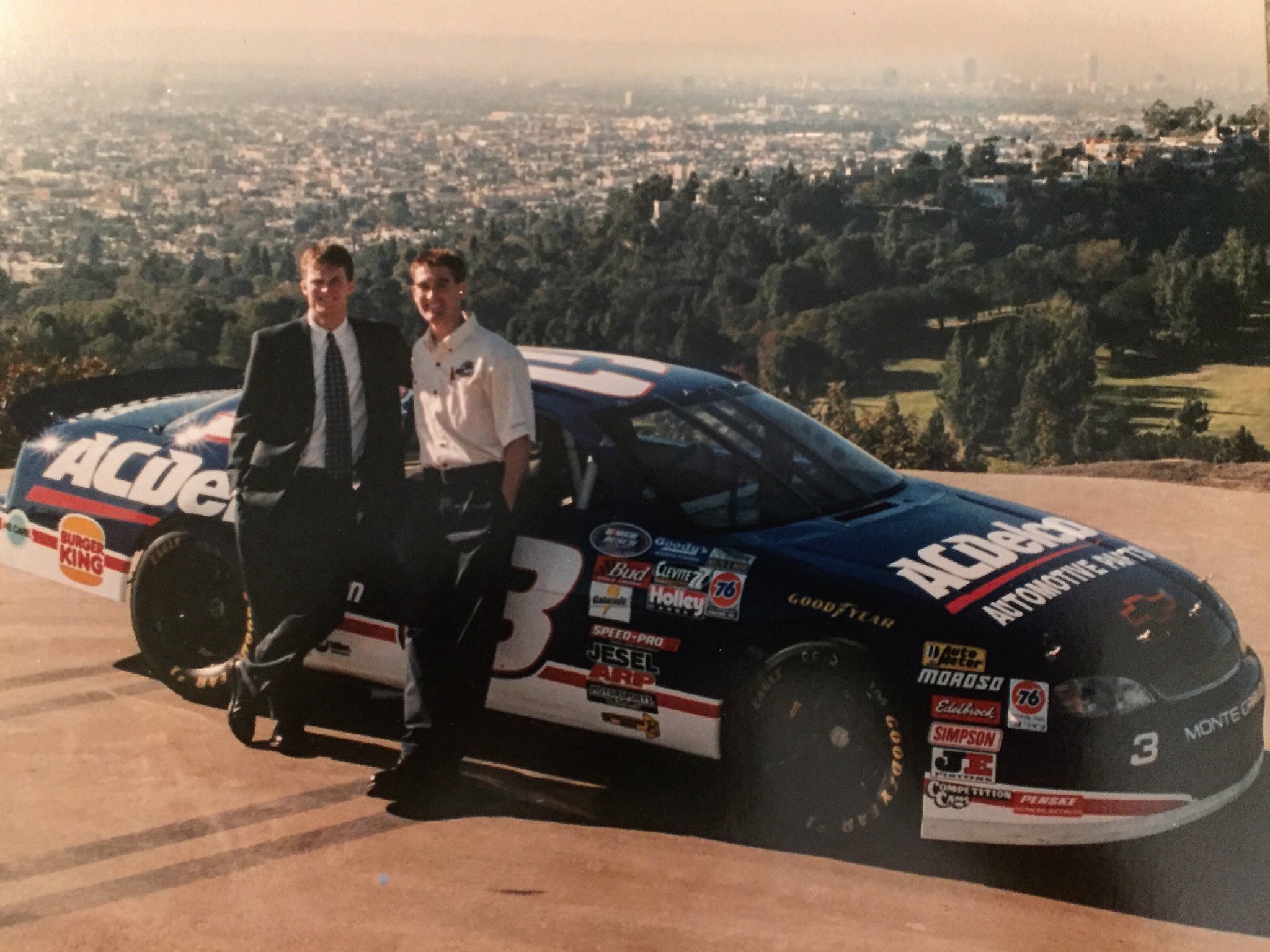 Dale Earnhardt Jr. on X: Me and ⁦@MartySmithESPN⁩ becoming friends in LA  1999. t.co2YC60HUW2L  X