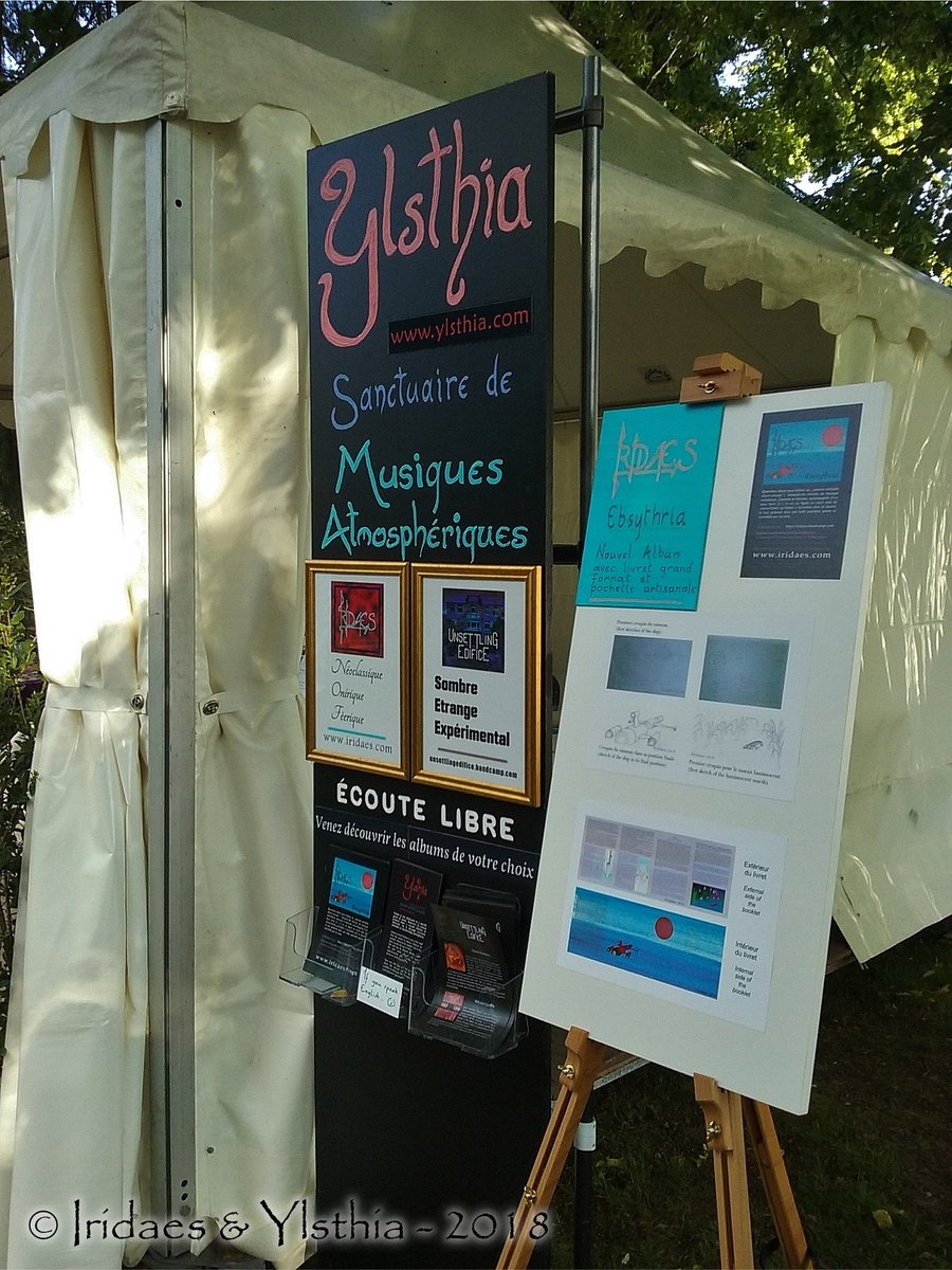- <a href="/Imaginales/">Les Imaginales</a> 2019 : the return of the Ylsthia stand is confirmed. From the 23rd to the 26th of May, in Epinal’s Parc du Cours, come meet <a href="/Iridaes/">Iridaes</a> &amp; <a href="/EdificeOfficial/">Unsettling Edifice</a> for signings, but also live performances.

Find out more :   ylsthia.com/english/news/

#Imaginales, #YlsthiaStand
