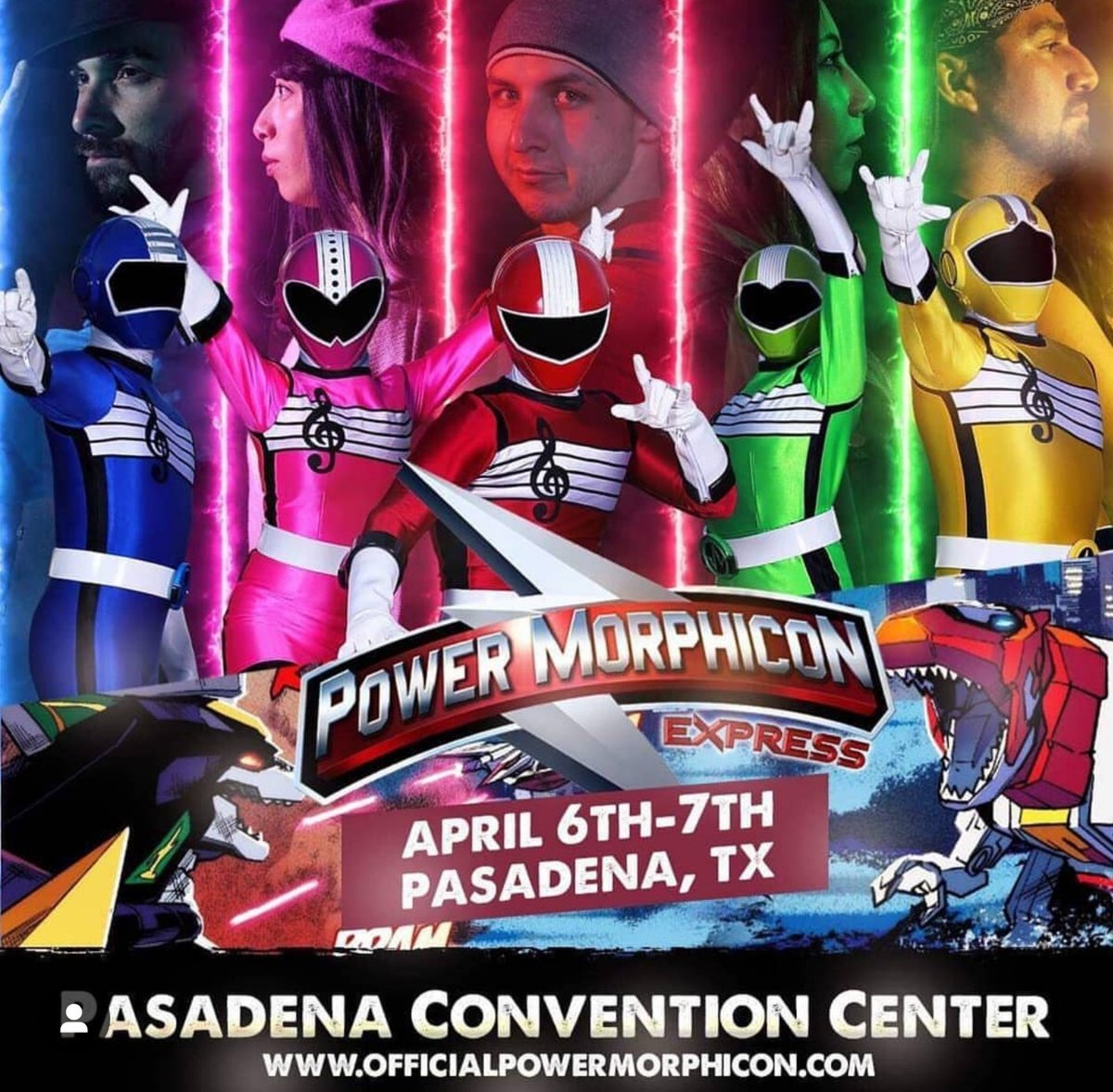 DaNeeters's tweet photo. Ready to go fangirling at @PowerMorphicon for my homies! Jammingers bringing the beats, taking out villians, & saving the world!
LET'S JAM! @RealTheophania
@PeachQT @DekaMexican
#pmcx #thejammingers #cosplay https://t.co/BZTvuAGMCx