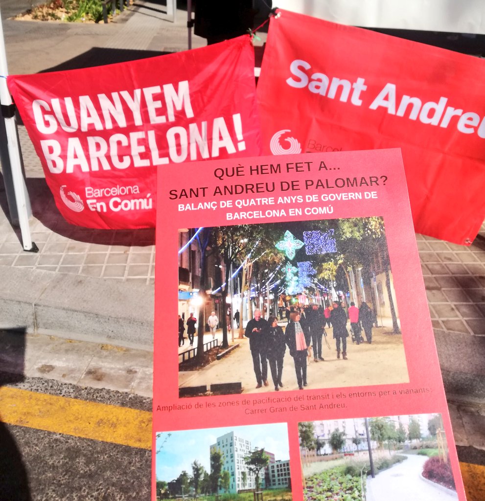 JoseLuisSTAP's tweet photo. @bcnencomu a #SantAndreu de #Palomar rendint comptes de 4 anys de feina demostrant que hi ha alternativa i que si que és pot. https://t.co/Wp4YSNscy7