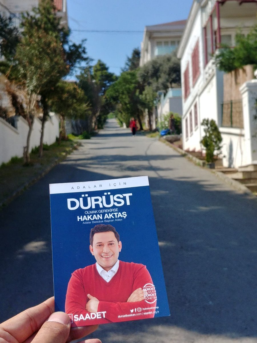 SaadetAdalar's tweet photo. Adalar'a yeniden baharlar gelecek!
#Adalar #Seçim2019 #Kınalıada #Heybeliada #Burgaza #Sedefada #İstanbul #DürüstBaşkanDürüstYönetim https://t.co/i2shIOQ0zn
