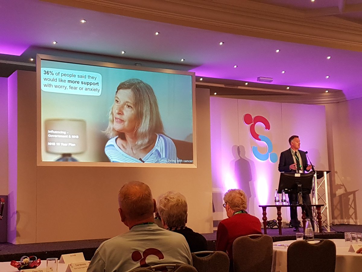 TumorWarrior's tweet photo. Top story: @BrainTumourSupp: '"36% of people would like more support with worry, fear or anxiety" - Ed Murphy, @macmillancancer
Many brain tumour patients live from scan to scan #scanxiety 
#theweekend2019 #btam2019 #br… https://t.co/ji1Y1vEA3m, see more https://t.co/rb2MBv6zsm