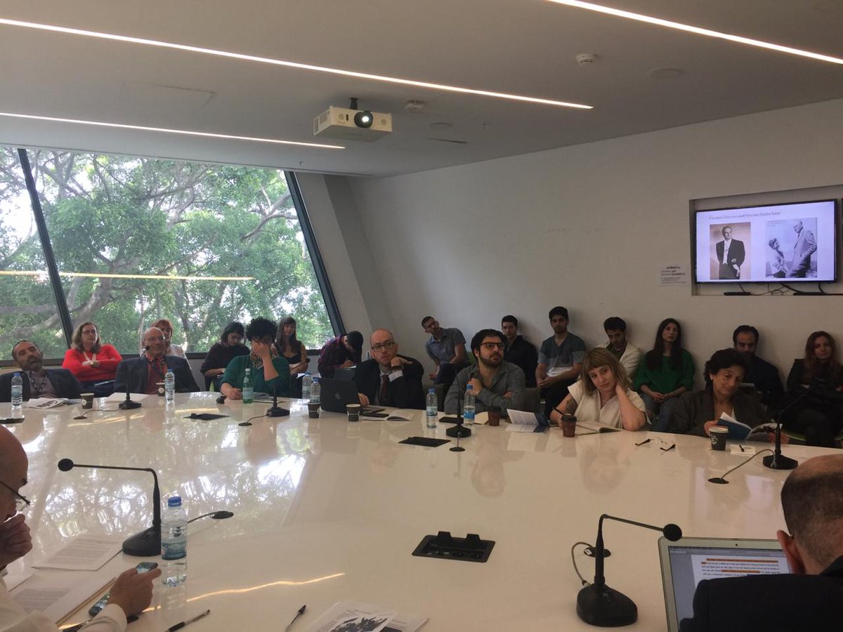 ifi_aub's tweet photo. Fadi Esber, founding associate of @DimashqJournal focused on the Syrian side of 1958 identifying key events that shaped political life in #Syria between independence from France to the merger with #Egypt analyzing the motives of different political parties #TheMiddleEastin1958 https://t.co/i9RyulKtHu