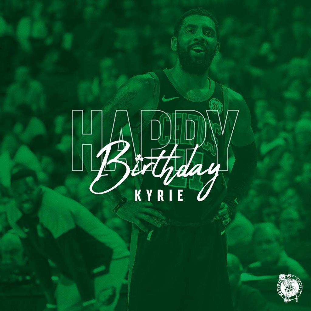 Happy birthday Kyrie Irving  