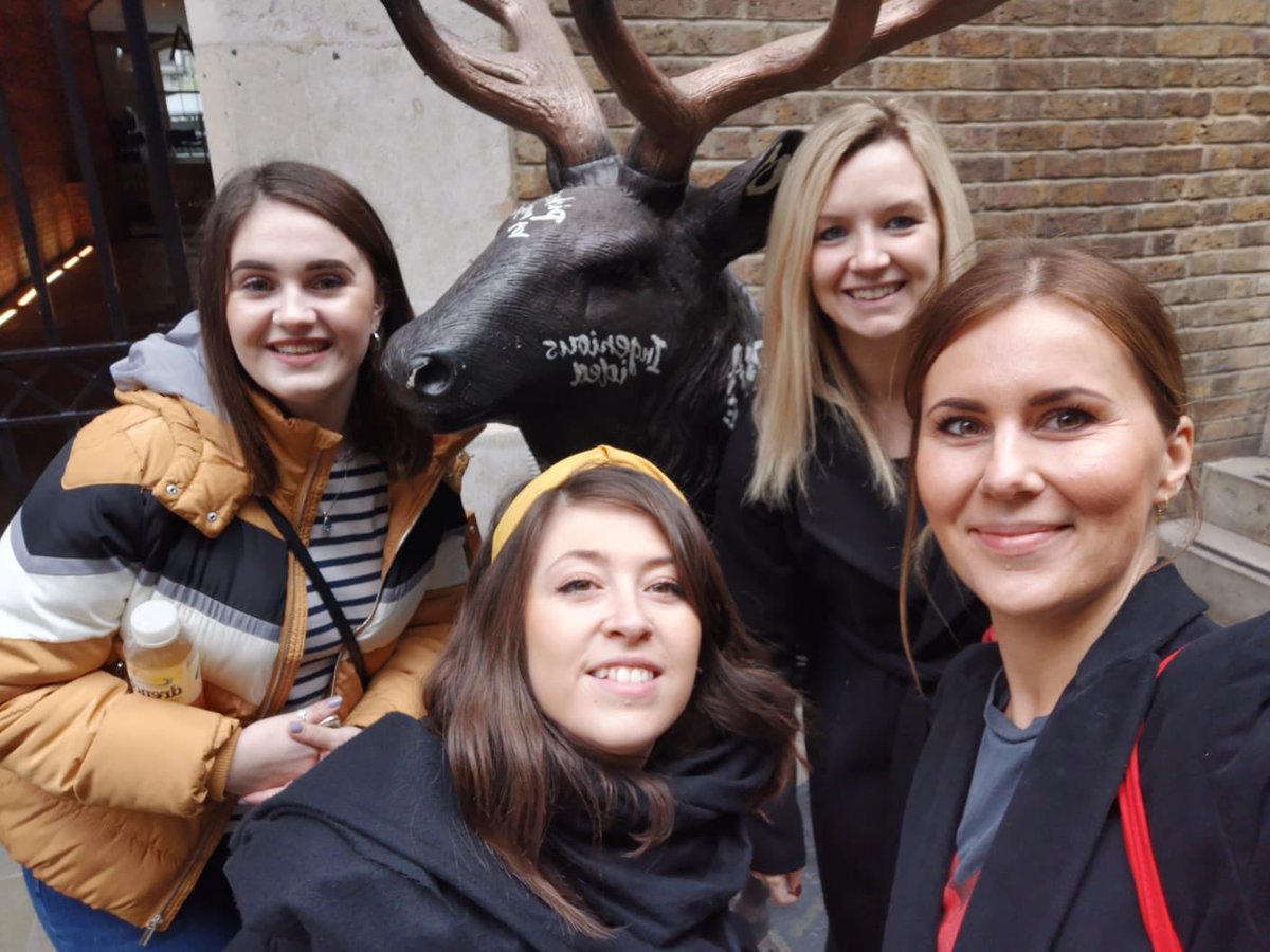 OhMyDaisy's tweet photo. Group selfie with a moose #GameShowsLCS @CitySelection @RA_EventsLtd https://t.co/0s1mqSNL7S