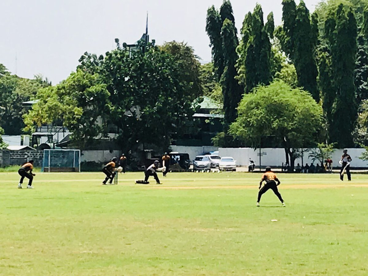 obadssc's tweet photo. DS Victory! 

DS beats Mahanama by 8 wickets in the Battle of the Gold Mini Battle 2019. 

Mahanama 106/10
DSSC          110/2 

#DSonTop #BackTheBlackAndGold #BOG19 #DSvMahanama https://t.co/osFY56g02z