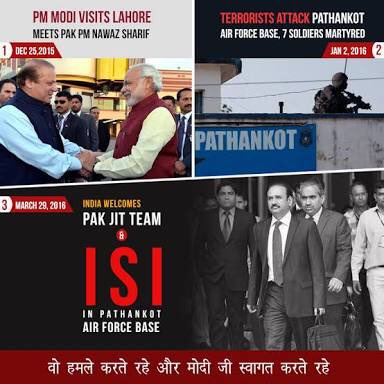 archansr's tweet photo. @BJP4India Pakistan Ko Pakistan Ke Basha Mai Jawab!!!

Shamelessly use our brave Indian Armed Forces for votes, play with emotions of ppl then write love letter to Pak 👏🙏

Mitrooo #PakPremiModi is a poster boy of Pak #ModiForPak https://t.co/n7Cq9yT7oN