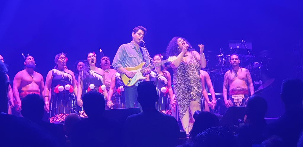 NatKDavis's tweet photo. First song of first show of 2019 world tour &amp; nailed it! #goosebumps Thank you &amp; the amazing kapa haka group https://t.co/0Xnf5MtqlS