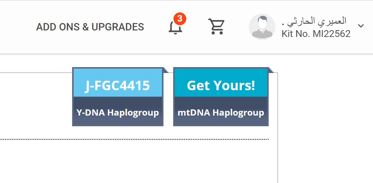BaniAlharithDna's tweet photo. متابعينا الكرام، يسرنا الإعلان عن نتيجة فحص التحورFGC4415 للعينة رقم MI22562 للعميرات من بني الحارث (والتي سبق أن فحصها الشيخ عبدالعزيز الخليفة 12 ماركر)، ولقد خرجت موجب للتحور. وسوف يتم تطوير العينة لمعرفة تحورها. https://t.co/UkQBP0ZnUW