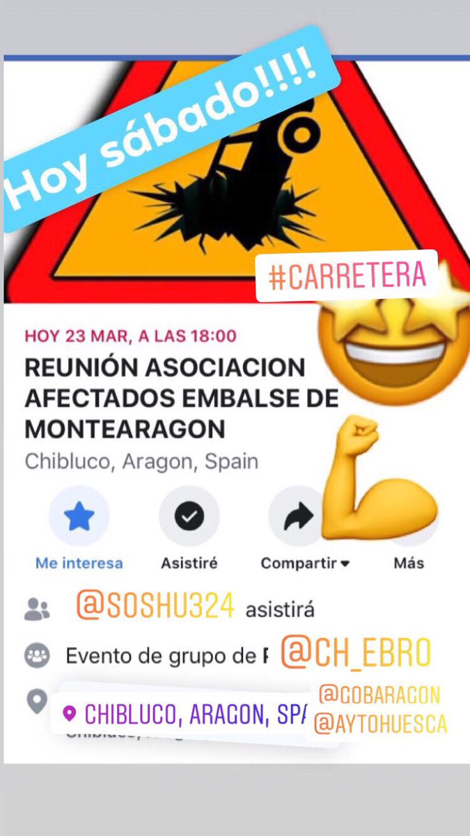 SOShu324's tweet photo. Hoy reunión de @SOShu324 en #Chibluco . A las 18 horas. Todos unidos para que @CH_Ebro y @mitecogob pongan en marcha el #planderestitución del #embalse de #Montearagón, 15 años esperando 🙏🙏 @GobAragon @aytohuesca. Incluye la #carretera #hu324 y más https://t.co/ft0F3gvQ3L