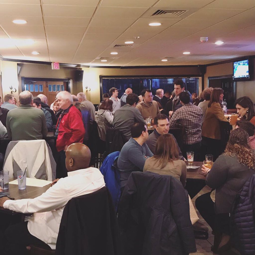 QuincyDems's tweet photo. Last night’s trivia night at @Cagneyspub to raise funds for the #QDCC’s Archie Wahlberg Scholarship was a great success! Congratulations to our winners on team @VoteJoeMurphy and thank you to our many supporters and friends for honoring a great Democrat and a great cause https://t.co/2LoZoKMfC5