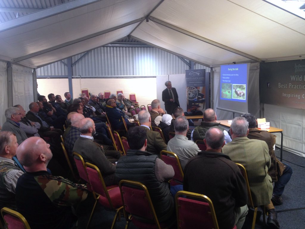 Professor Jimmy Simpson, the first of our speakers at the #WildDeerBestPractice seminars here at <a href="/deerstalkfair/">Deer Stalking Fair</a>