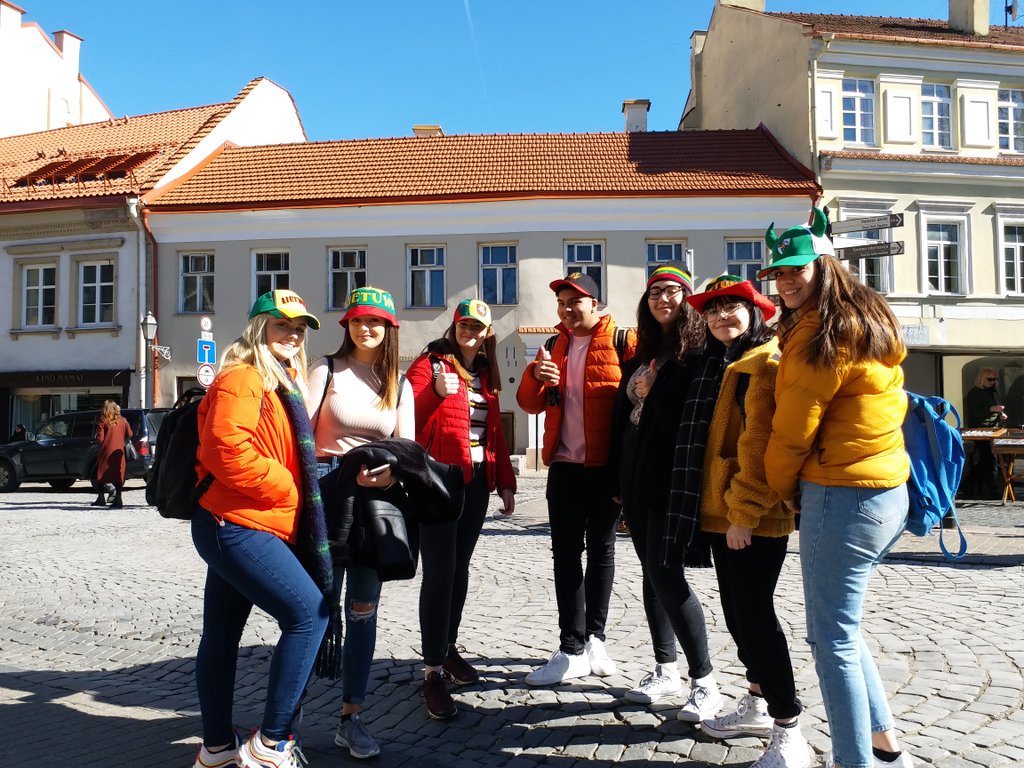 Geography_GSA's tweet photo. Repping the Lithuanian merch #howmanyhats https://t.co/z7geWLq5oS