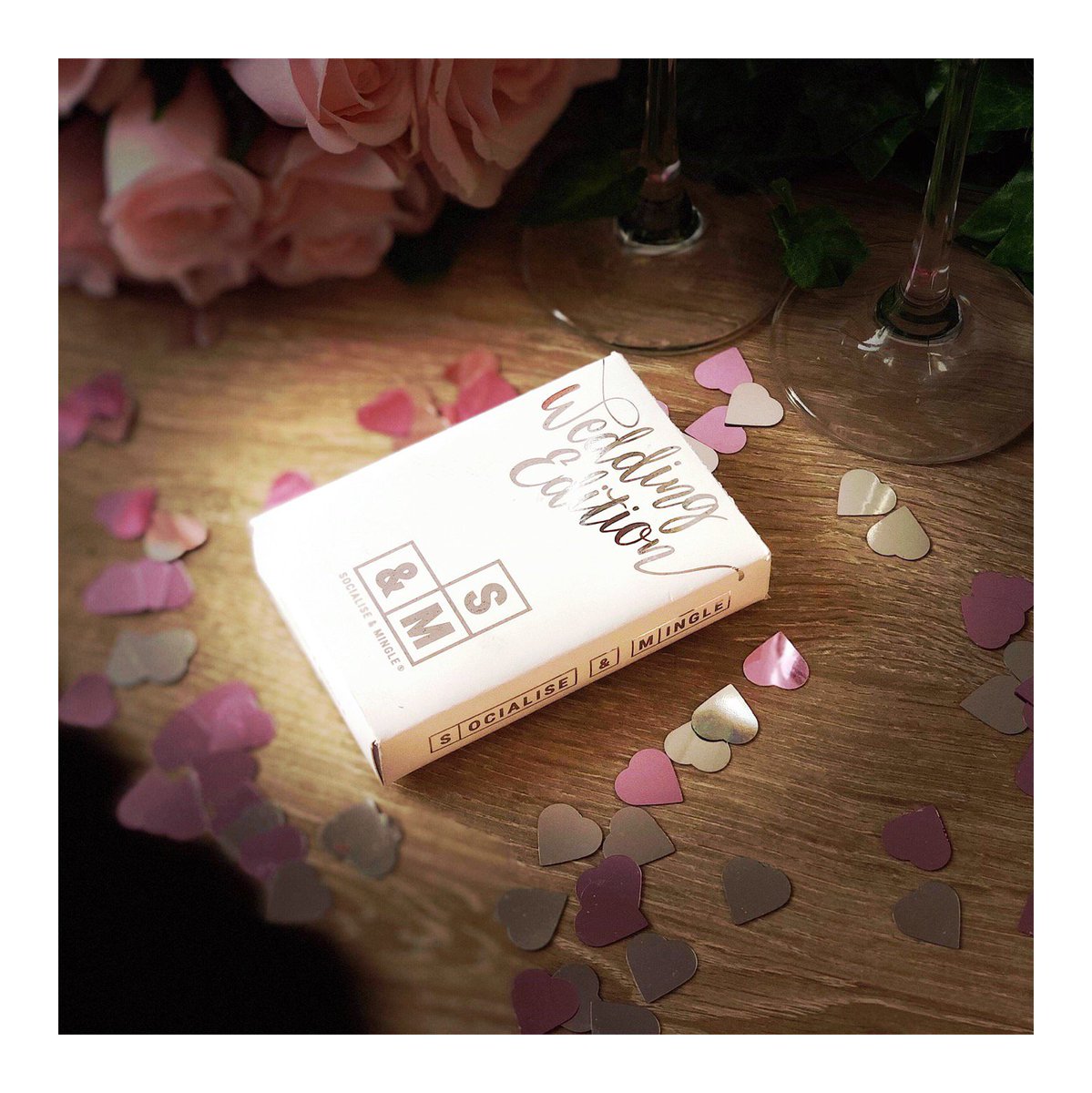 Check out the full range of #party games online for sociable people.

Here's the #wedding game to bring family and friends together on your special day and get those #celebrations started

🥂🎉

#UKGiftHour #UkGiftAM #wnukrt #crafturday #womaninbiz 

socialiseandmingle.com