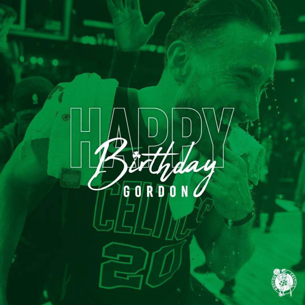 Happy birthday Gordon Hayward  