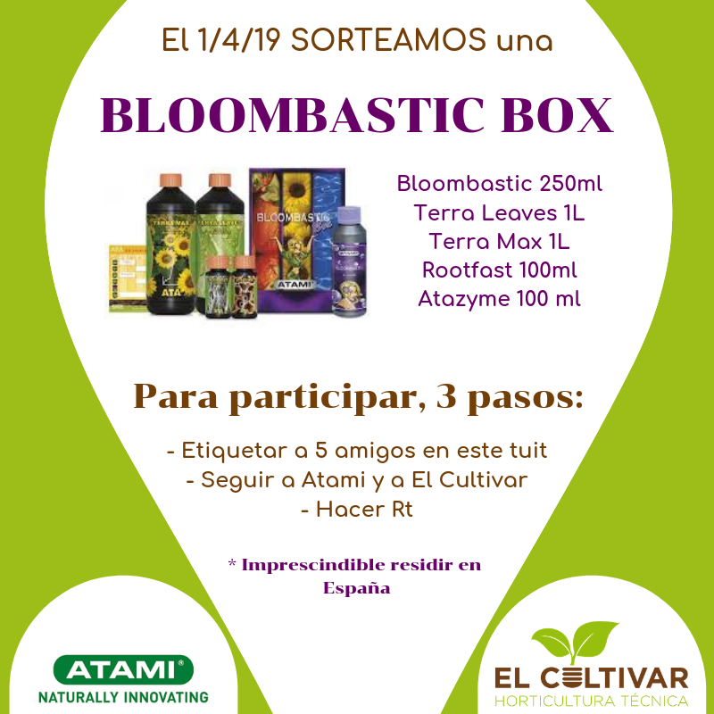 ElCultivar's tweet photo. ¡¡SORTEO!!
🎉🎉🎉🎉🎁🎁🎁🎊🎊🎊🎊
Como dijimos, realizamos un sorteo cada mes y, esta vez es para vosotros, #cultivetas de Twitter. 
Para participar, 3 pasos y 1 condición 😉:
- Etiquetar a 5 amigos en este tuit
- Seguir a @ElCultivar y a @AtamiEU 
- Hacer Rt
- Residir en España https://t.co/gQJSADPo0N