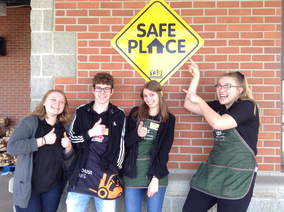 martinsmarkets's tweet photo. It’s #NSPWeek2019 and Martin's is here to support youth in crisis with @ysbsjc. Providing immediate help for youth in crisis. #NSPWeek2018 (Photo cred: Martin's at SR23 & Adams, Granger) https://t.co/mkF59fsymt