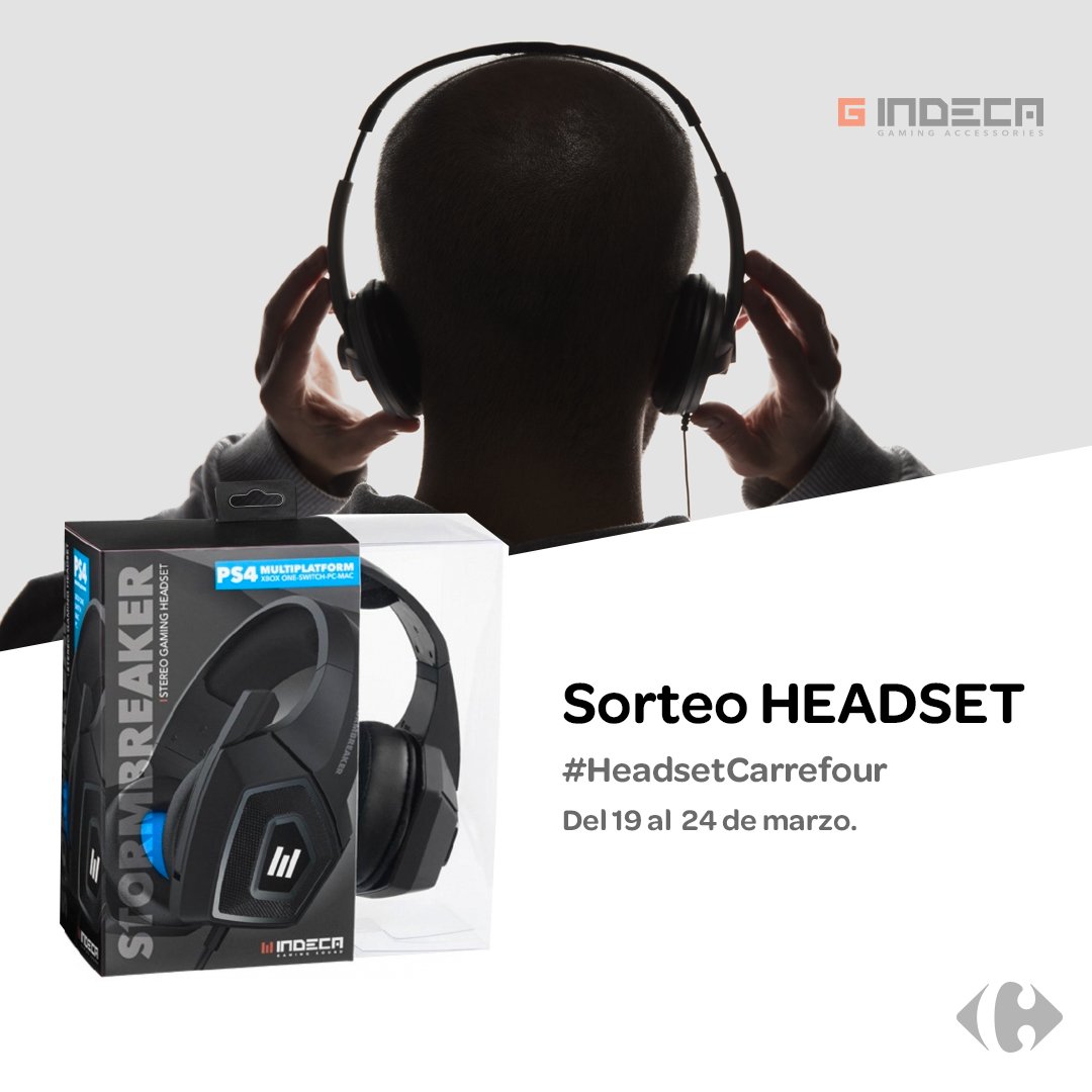 Auriculares Gaming  INDECA STEREO GAMING HEADSET STORMBREAKER PS4