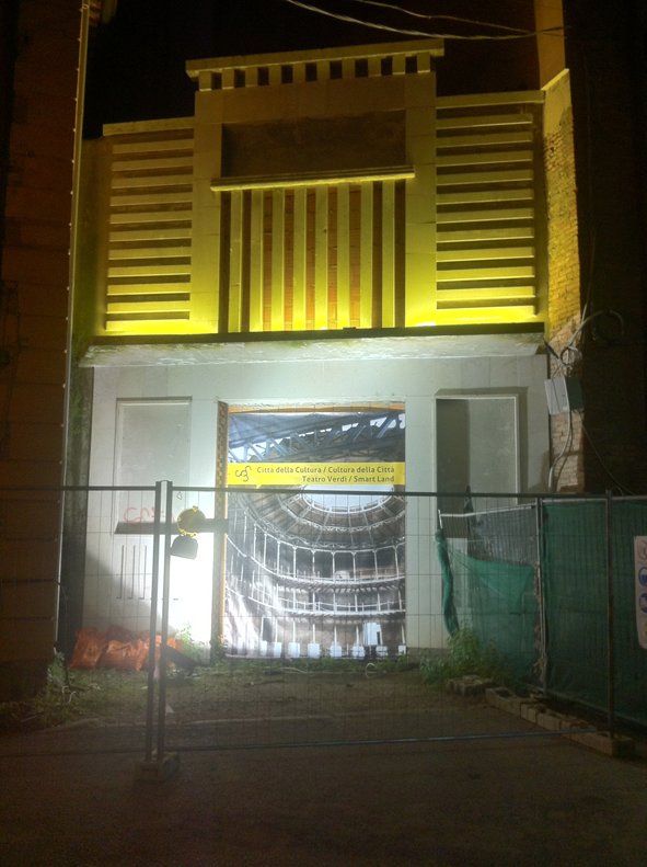 LucaArch's tweet photo. Monday 25 March open day at the Laboratorio Aperto in the former Verdi theater in #Ferrara, proud to has been part with @Culturacitta in the process of adaptive reuse of this city heritage, now is time to use this place to produce social innovation @FondazBrodolini @FSgaragli https://t.co/V1J7CEUgXC