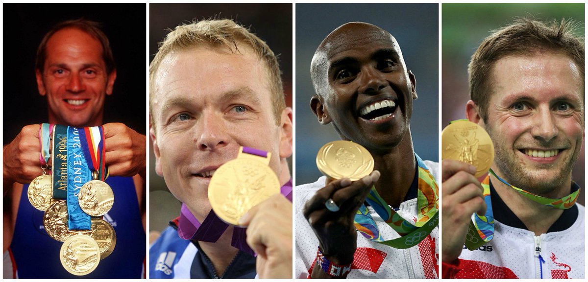 BBCSport's tweet image. Olympic legends of @TeamGB, ALL born #OnThisDay🤯:

1962 - Sir Steve Redgrave 
🥇🥇🥇🥇🥇🥉

1976 - Sir Chris Hoy 
🥇🥇🥇🥇🥇🥇🥈

1983 - Sir Mo Farah 
🥇🥇🥇🥇 

1988 - Jason Kenny 
🥇🥇🥇🥇🥇🥇🥈