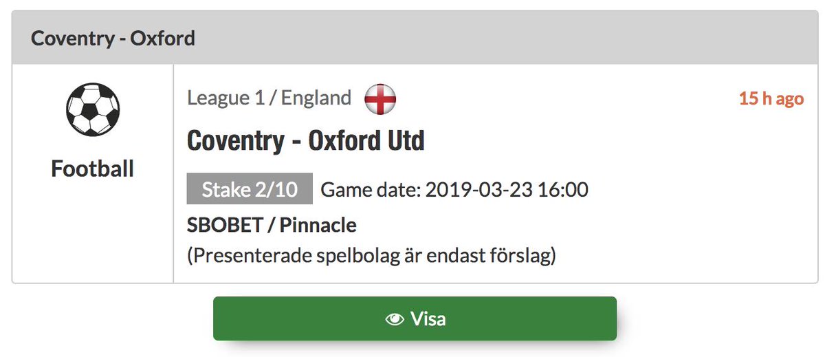 GameGurusSE's tweet photo. New ⚽️ picks from 🏴󠁧󠁢󠁥󠁮󠁧󠁿 Football. Don't miss out!
The market's best Tipster service!

Stats 2018 
- bankroll growth 629%💰
- ROI 115%📈

Join https://t.co/2R04eqWtOp now!

#PremiumBettingService #premierleague #tipster #footballpick #bettingtips https://t.co/N7NlHCRAHI