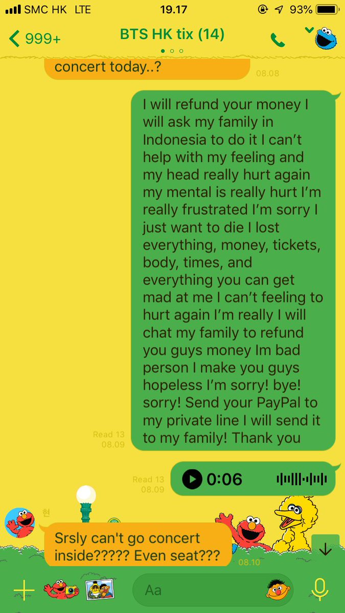 ticketforbts1's tweet photo. @BTSTICKETBOT IF I SCAMMER I WONT REFUND IT https://t.co/a5Cxh1rAmH