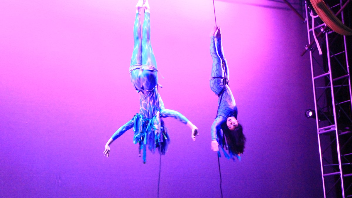 BodipoMene's tweet photo. 8th Annual Circus Extravaganza, Dragonfly Aerial&amp; Circus Arts Studio presentó " Dominion" https://t.co/COSZizq46K