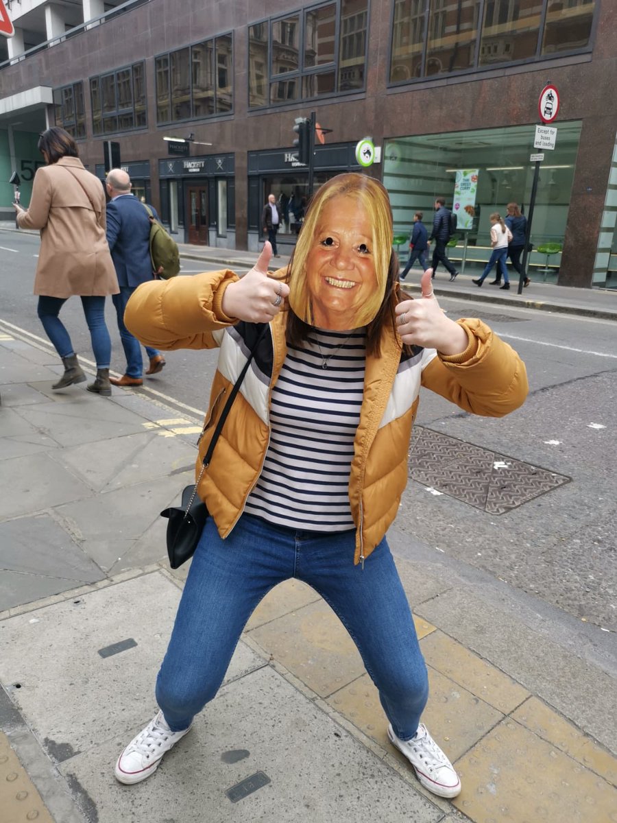 OhMyDaisy's tweet photo. Found a mask on the floor! #GameShowsLCS @CitySelection @RA_EventsLtd https://t.co/3MT5BU4Utr