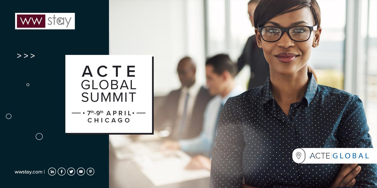 WWStay's tweet photo. #ACTEGlobal is less than 1 month away! Don’t forget to stop by our InterACTE Booth or schedule a time to meet with our team here: https://t.co/QjtnwAXuhp https://t.co/CEwJfqyOZu