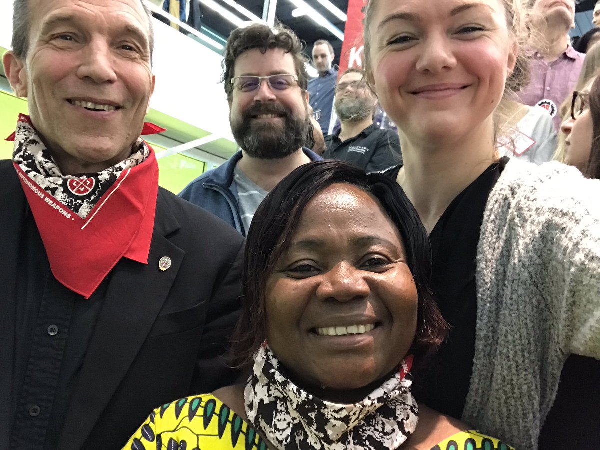 sigridzh's tweet image. What amazing energy with 100+ @BanKillerRobots campaigners from all over the world gathered in Berlin! We have a plan, and we’re in it to win it. 

#KillerRobotsGer #AI #autonomousweapons