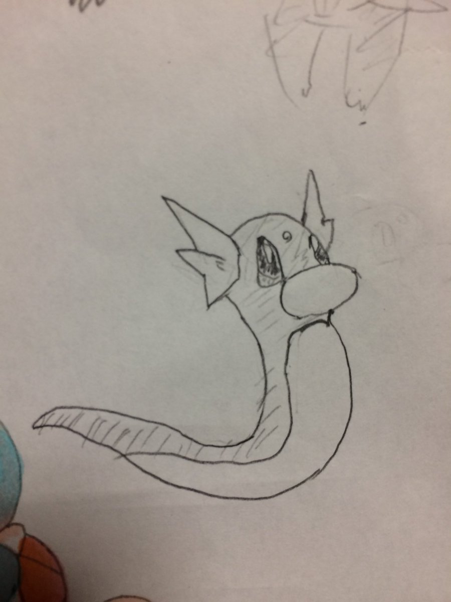 ポケモン ポケモン描いてみた ミニリュウ編 ユーティのイラスト ポケモン ポケモン描いてみた ミニリュウ編 ユーティのイラスト