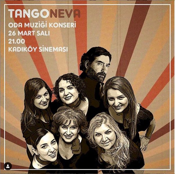NevaTango's tweet photo. #AliPınar ve Arjantinli bandoneoncu #LeandroMedario ile #kadıköysineması’ndayız! #dilaraöz ve #abdullahçitil çifti de danslarıyla katılacak. Biletler @Biletiva’da! https://t.co/uD08Tq2TzT… @AliPINAR128 @NevaTango @kadikoysinemasi #tango #tangodance #tangonuevo #tangoconcert https://t.co/IVR2yWxwZM