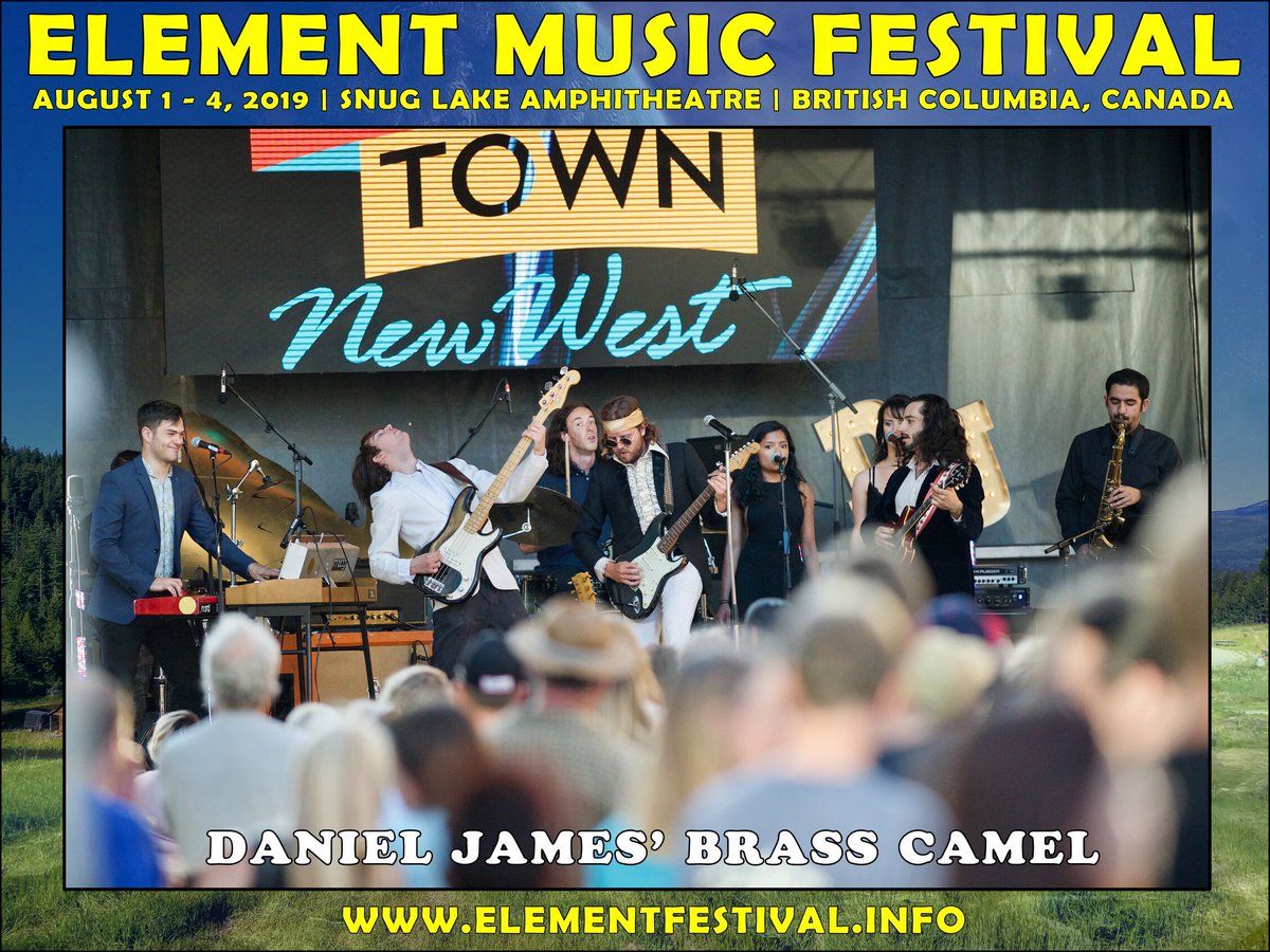 We're thrilled to welcome BC's own, Daniel James' Brass Camel to EMF 2019!

Tickets &amp; More Info: ElementFestival.info

#ElementFestival #Artist #Announcement #Live #Music #Canada