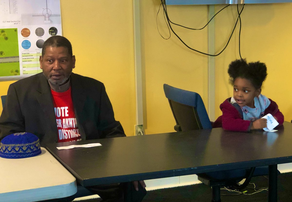 QuintonLucasKC's tweet photo. Getting the rare chance to catch someone elseβs forum! Watching the 3rd District at large and in district candidates for a few. Good people. #KCMO #KansasCity #OpenSeats https://t.co/yFKYhb4fEU