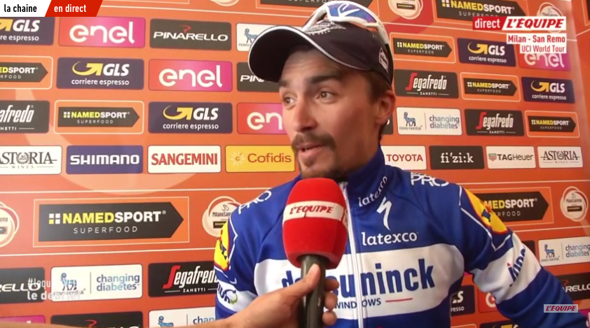 DansLaMusette's tweet photo. "Ouais c'est cool mais j'espère qu'on va avoir la wild-card pour le Tour." https://t.co/8cfuULgAEV
