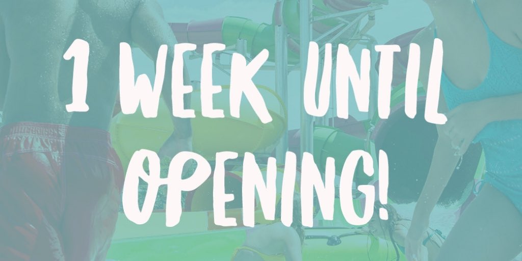 The countdown is on!⏳ We are only ONE WEEK away from the 2019 season! ☀️💦 bit.ly/2tWnprG #wetnwildlv