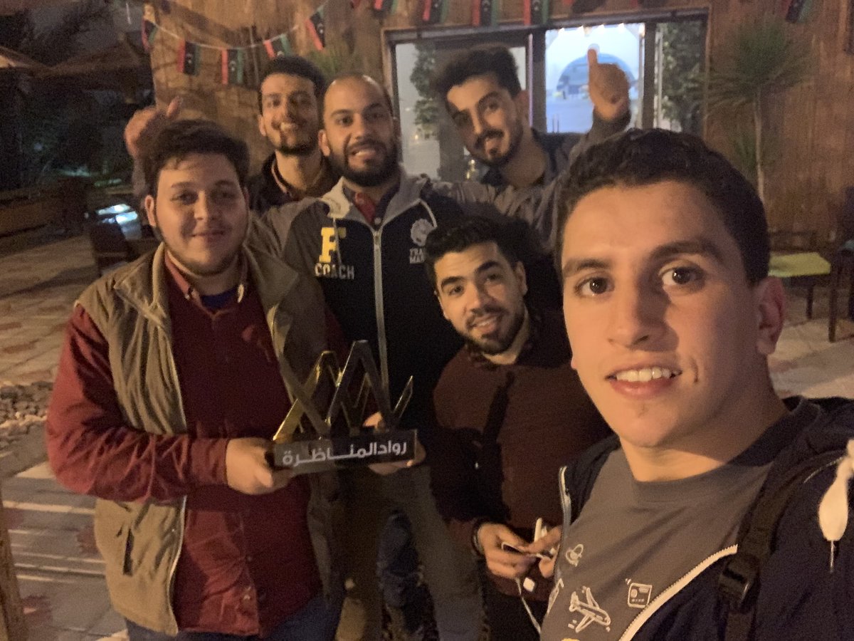 DDAssocLY's tweet photo. يتردد على مقرنا بشكل عفوي العديد من الزوار والوفود، وتردنا الكثير من الاتصالات من شرق البلاد وغربها، لتهنئتنا على فوز المؤسسة بجائزة #رواد_المناظرة، وأيضا على التميز الذي حققته الفرق الليبية المشاركة بالبطولة الدولية الخامسة لمناظرات الجامعات باللغة العربية #IUDC5 https://t.co/sn2XntU6Ro