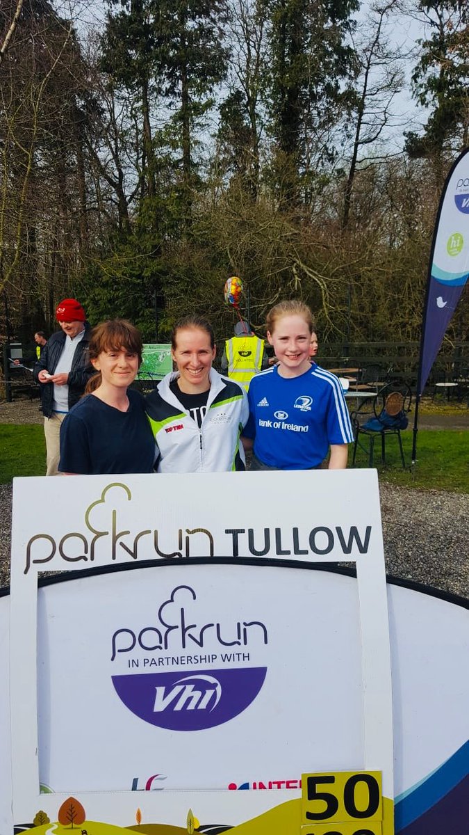 Tullowparkrun's tweet photo. 📣📣Event #100📣📣

🏃🏽‍♀️100 finishers
🤝17 first timers 😁
👏🏽24 PBs 👊👏👊
🙏🏼10 high-vis heroes
❤️1 milestone lady ❤️5️⃣0️⃣❤️
💜6000 parkruns finished 
🔴30,000km complete 
💛Week 4 of Park Walk at parkrun 

#loveparkrun https://t.co/qO8CuDd7aN