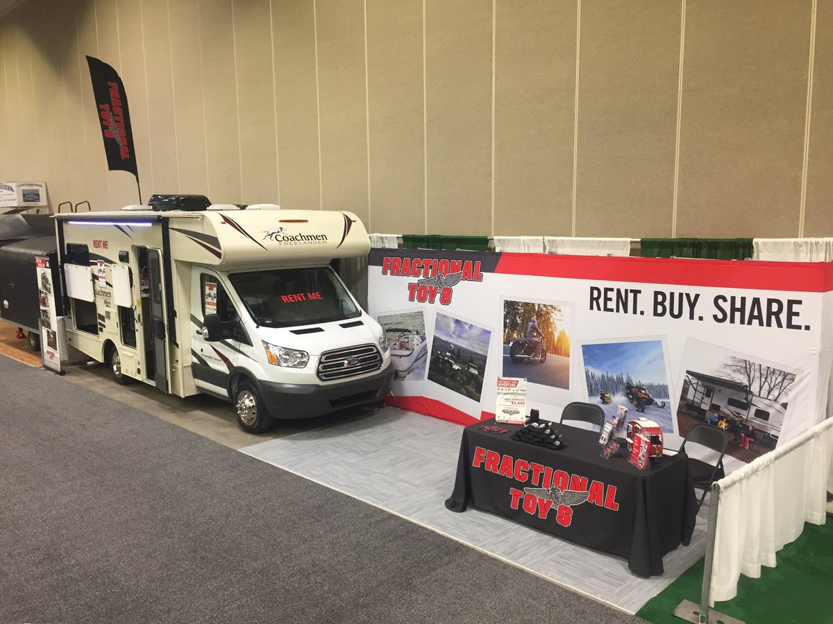 The weather is warming up so it’s a perfect time to book your camper, boat, ATV or side by side!!
                                                      Come see us at the @nwsportshow this weekend! We’re in booth #17. #rent  #camping #boating #atv #allthefunforafractionofthecost