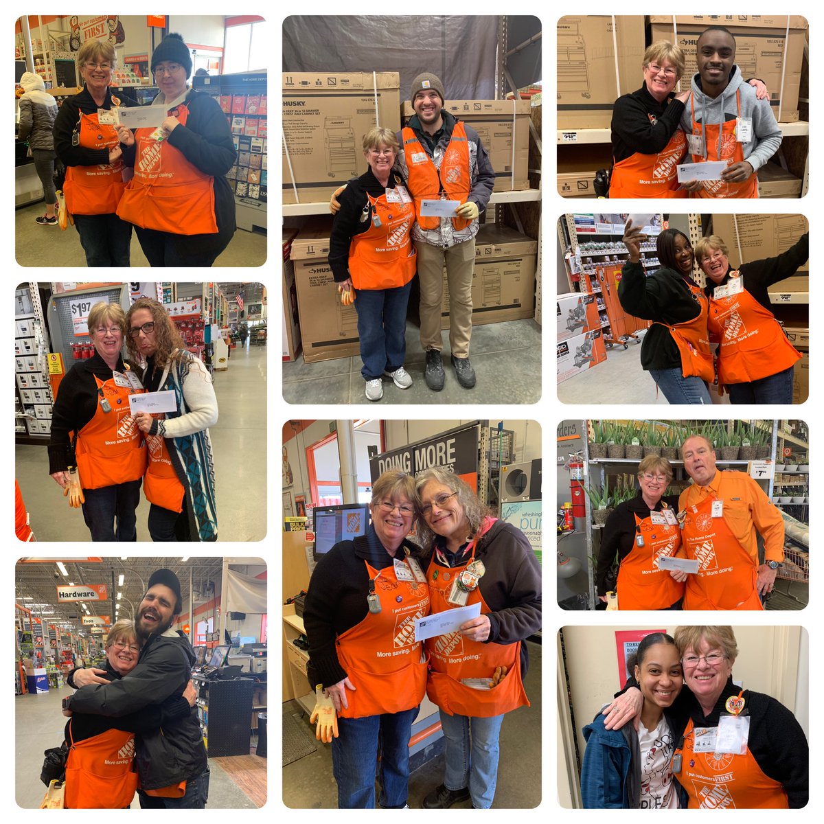 Mrs Jean spreading the love #SuccessSharing2019 #TheDeen #CheckPatrol @Alexis_3323 #FunTimes #PositiveWorkEnvironment we have fun @ work 😁 @AndraeSM2510