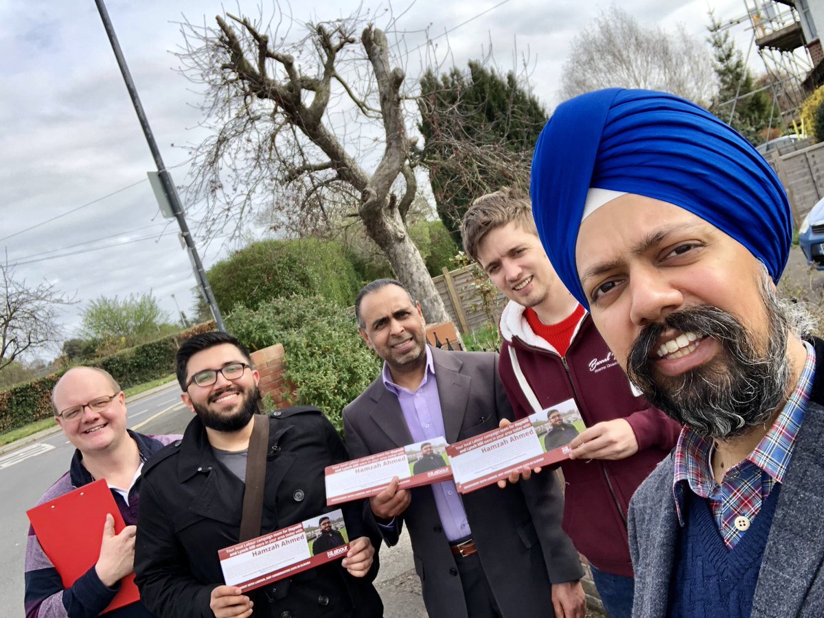 TanDhesi's tweet photo. On the campaign trail again this Saturday. Our #Slough @UKLabour teams were out across the town, including #Elliman and #Haymill & #LynchHill. Great response from residents, as we sought their views directly, along with picking up casework. #LabourDoorStep https://t.co/ORb8GBZCme