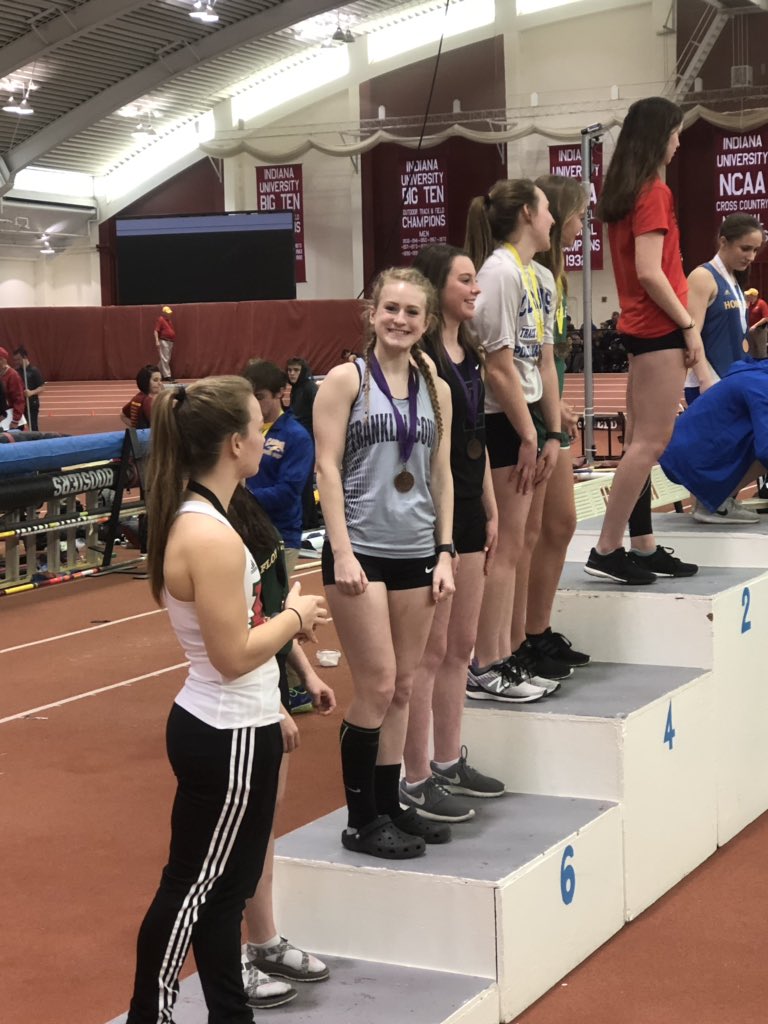 MrDavidson23's tweet photo. Anna finishes her indoor HS career with a state medal! 6th place!
#TrackIsCool
#AnnaIsElite!! https://t.co/0K3qSYgq0b