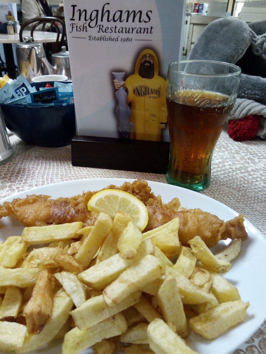 FileyFlat1's tweet image. Things we love about #Filey 3. Fish and chips, and ice cream @5leysfiley