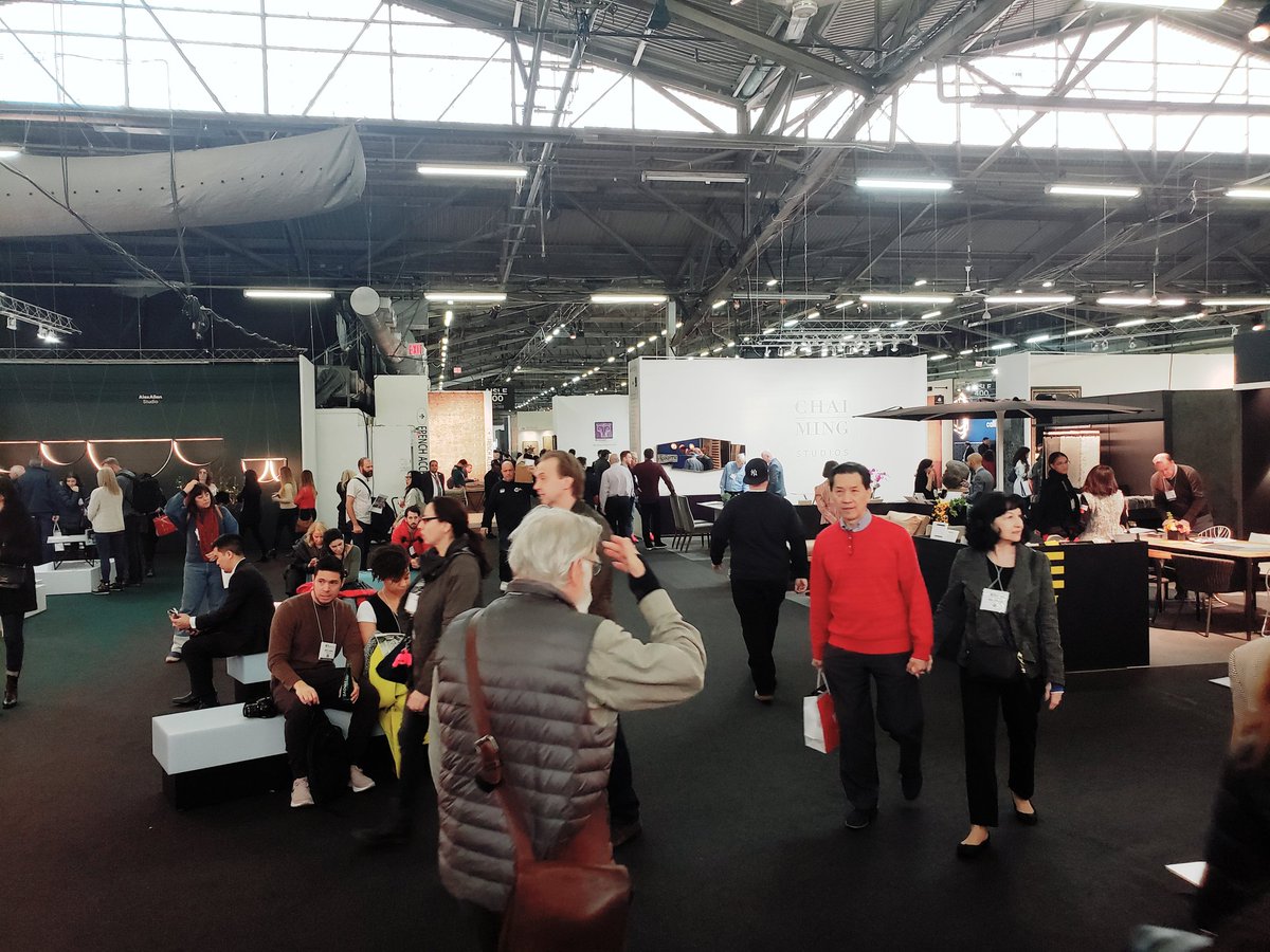 WoodworkingBiz's tweet photo. The Architectural Digest Design Show is underway in Manhattan! Lot of amazing furniture on display #addesignshow @ADDesignShow https://t.co/bnVeHLZrcB