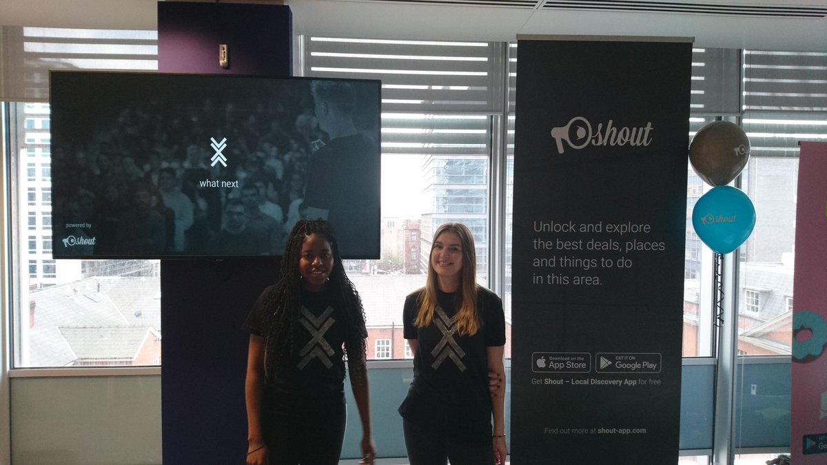 Ariane and Gaby will keep you updated on what's going on at #WhatNext!