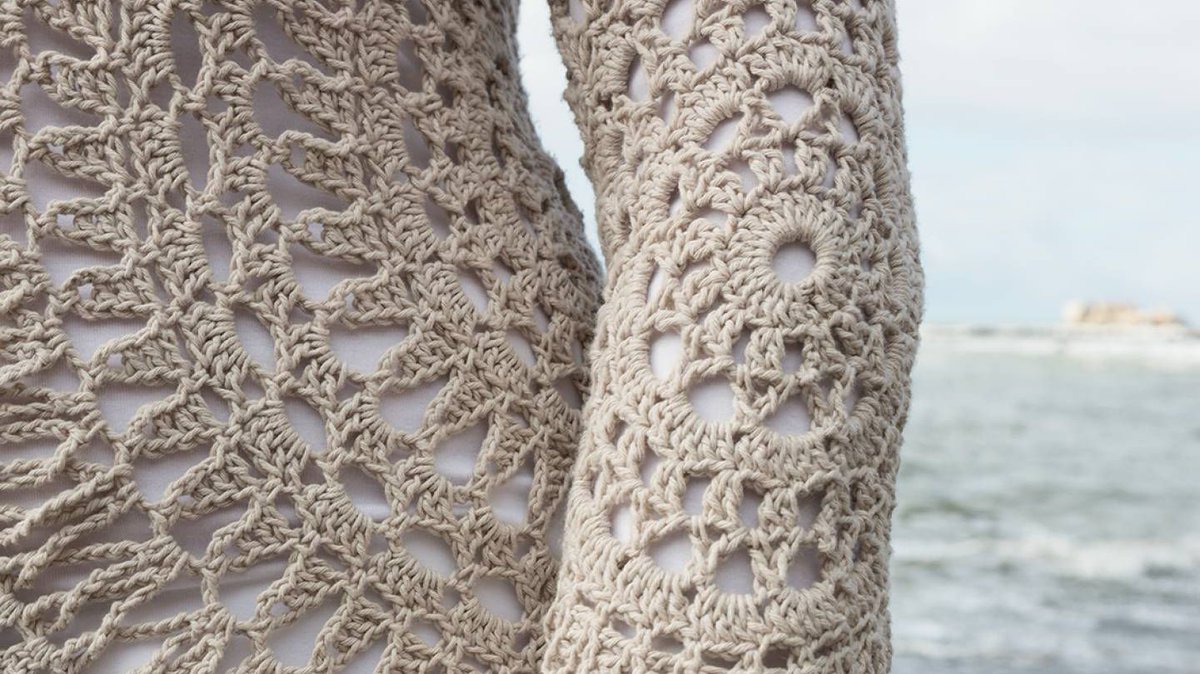 Annies_Crafts's tweet photo. Stand out from the crowd with this Golden Circles Cardigan! It's featured in the NEW Annie's Signature Designs Spring collection. Learn more: https://t.co/vy7s0vXeFm. #anniescatalog #spring #crochet #crochetpatterns https://t.co/iBMcHYwgXz