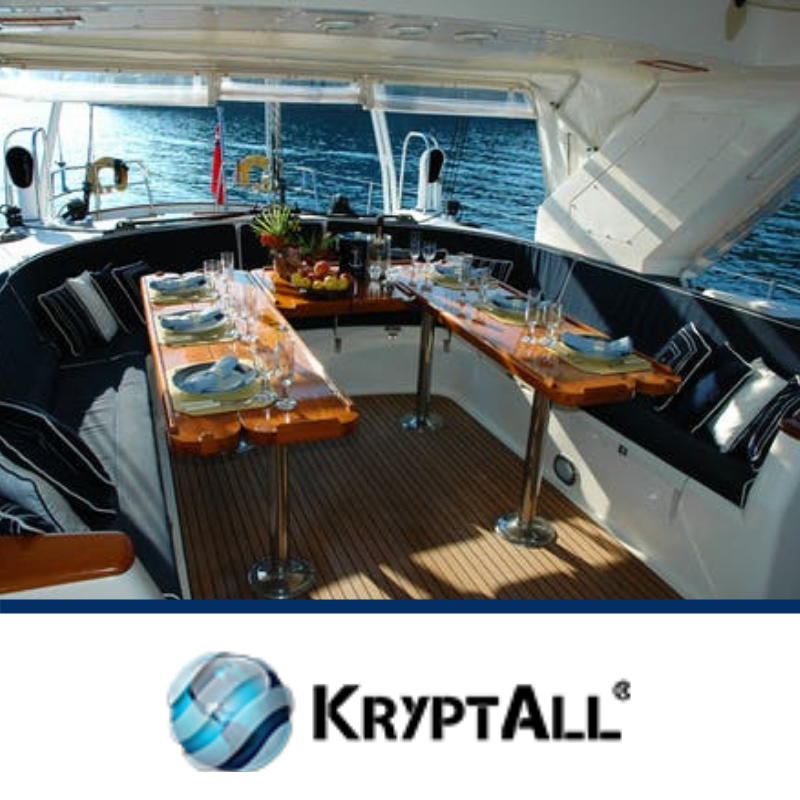 KryptAll's tweet image. With KryptAll, calls are secure on land, in the air, and even here. #securecommunication #luxurytechnology