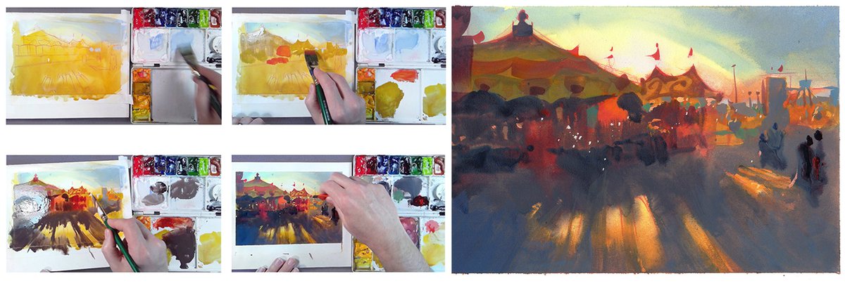 NathanFowkesArt's tweet photo. It's the time of year to get back outside with the paints! https://t.co/UjUPvaJc7W to check out my online, self study landscape painting course, and if you've already joined up or want to support the class please RT, Thanks! https://t.co/FEc0DmyVmY