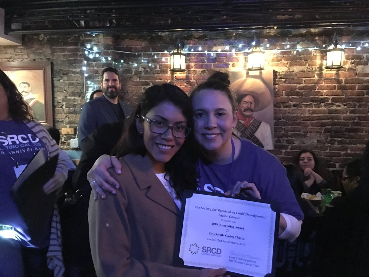 GiglianaMelzi's tweet photo. Congratulations to all my fellow awardees. ¡Felicitaciones!  @SRCDLatino @SantosCarlosE https://t.co/sQvYaFZdAU