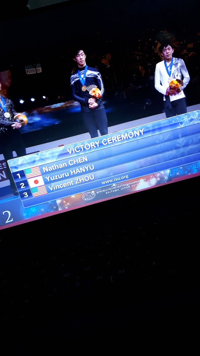nemesischen's tweet photo. TWO TIME WORLD CHAMPION NATHAN CHEN!!!!!!!!! https://t.co/912RShqo9O